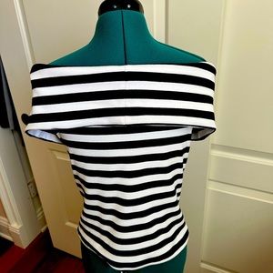 Banana Republic off shoulder striped top